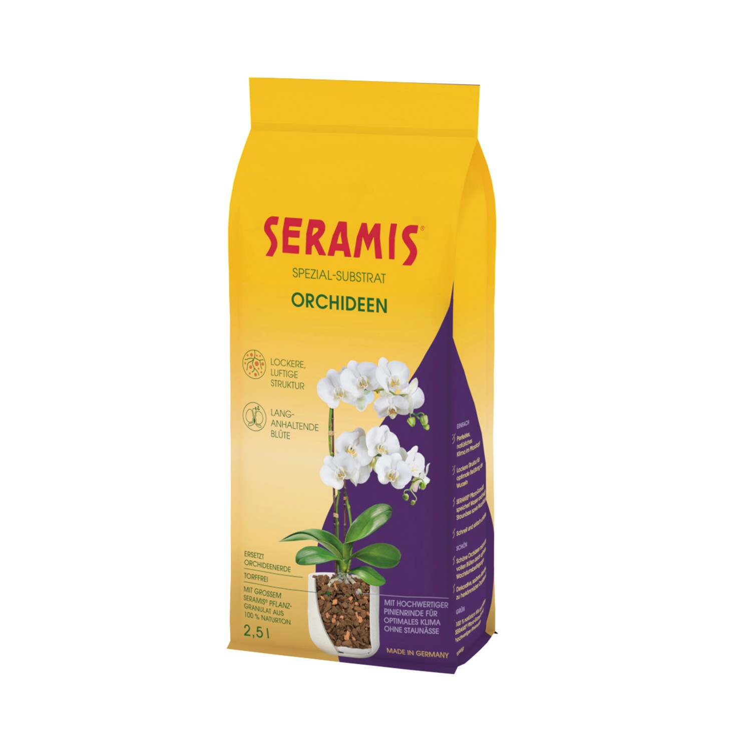Seramis Spezial-Substrat für Orchideen 2,5 l