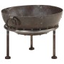 Rustikale vidaXL Feuerstelle, Ø 40 cm, aus Eisen für Garten und Terrasse.