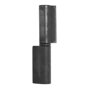 SOTECH Anschweißband Außen Ø22 mm Höhe 140 mm mit Langer Fahne Stahl Schwarz