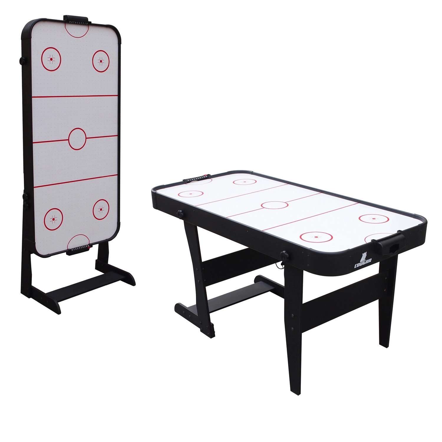 Cougar Airhockey Tisch Icing faltbar Schwarz