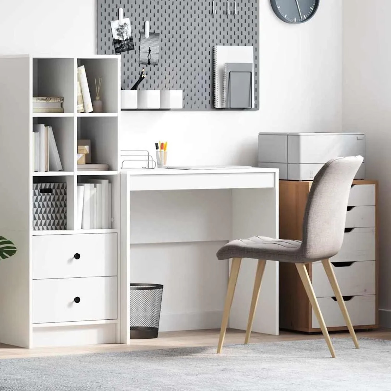 vidaXL Schreibtisch Sonstiges Weiß 80 x 40 x 76 cm Holzwerkstoff 869386_2