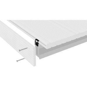 Dreamdeck Abschlussclips (25er-Set) zur verdeckten Befestigung von Terrassendielen.