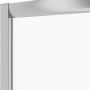 Detailaufnahme: baliv Duschkabine DUK-90.40E, 90x90 cm, Chrom-Profile.