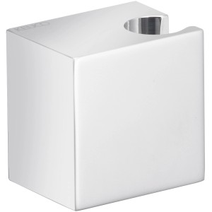 Keuco Edition 11 Wandbrausehalter, Chrom, 60mm, für Duschzubehör. Rechteckige, glänzende Halterung.