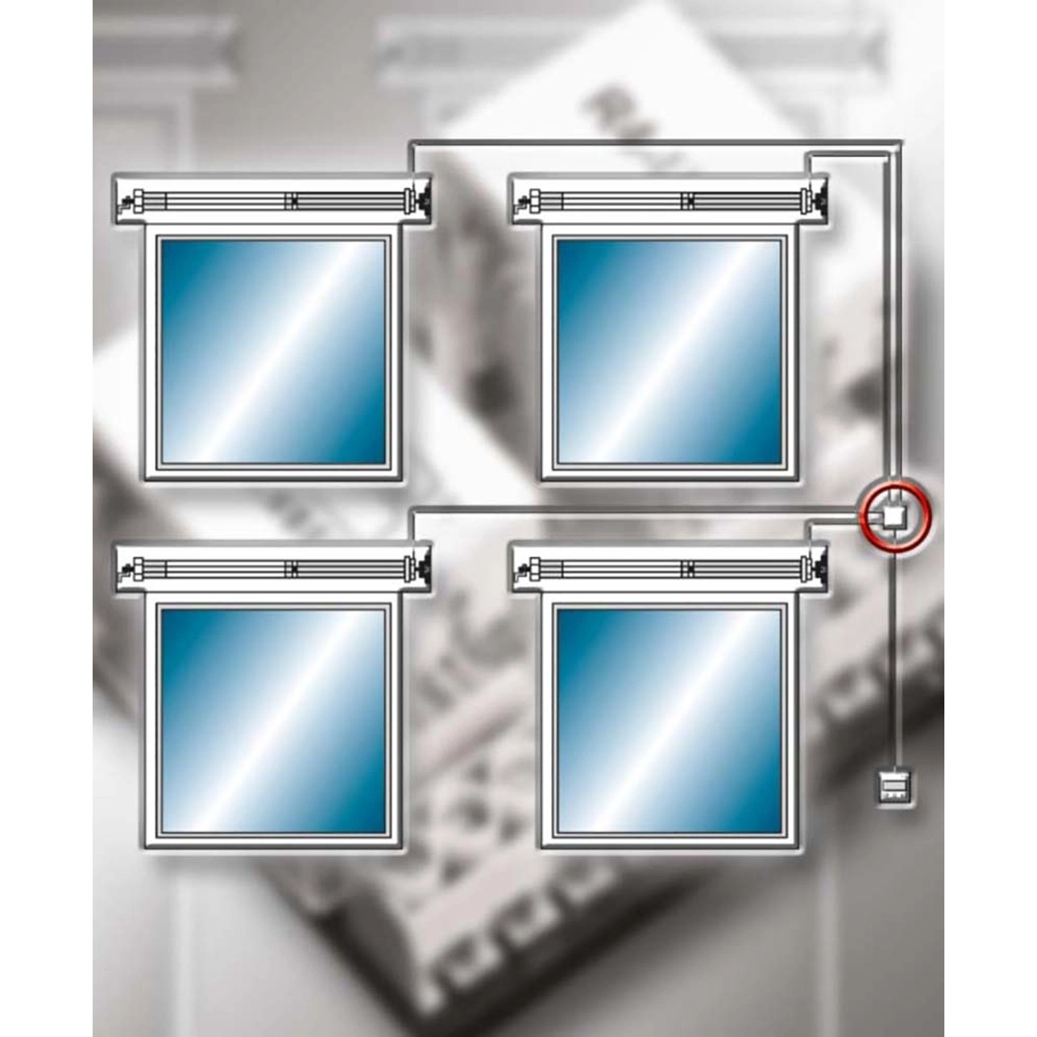 Schellenberg Rollladen-Relais zentral 4-fach kaufen bei OBI