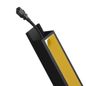 EDO Kabelkanal 25x25 mm Dunkelanthrazit  2 m PVC Selbstklebend Kabelschacht