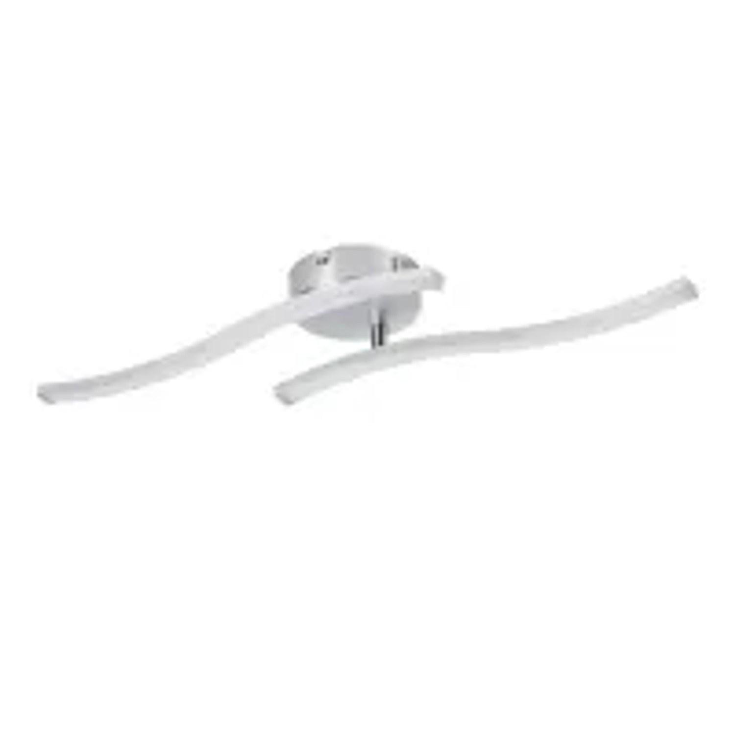 NETTLIFE LED-Deckenleuchte aus Kunststoff L25Schwarz