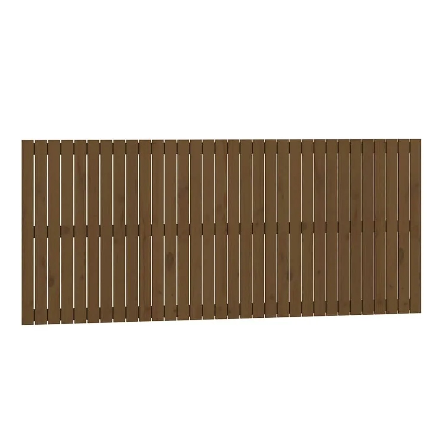 vidaXL Wand-Kopfteil Honigbraun 204x3x90 cm Massivholz Kiefer 824881