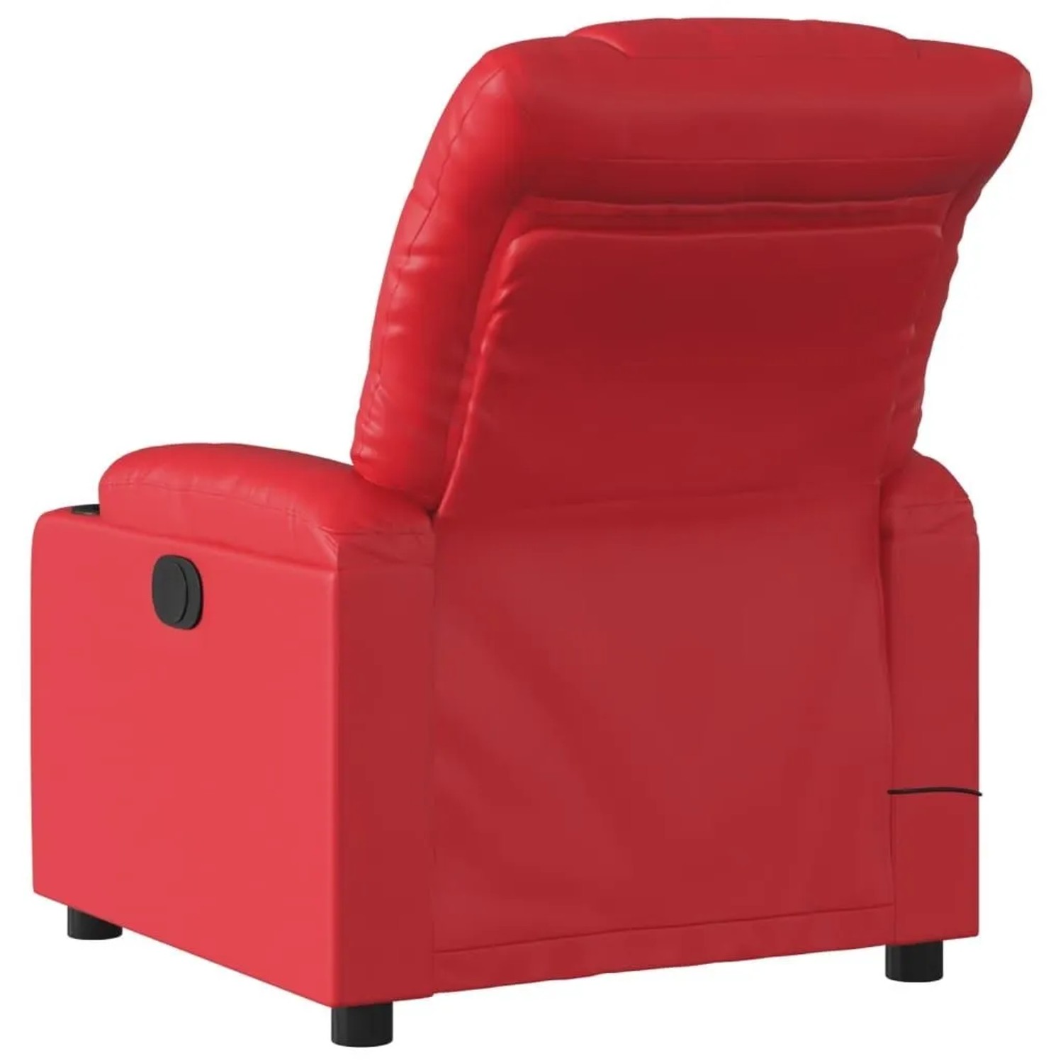 vidaXL Massagesessel Elektrisch Rot Kunstleder 3206597_5