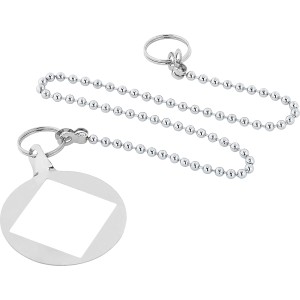 Verchromte Kugelkette, 30 cm, zur Befestigung von Ventilstopfen in Waschbecken und Badewannen.