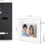 Balter EVO Video-Türsprechanlage für Einfamilienhaus mit 3x 7 Zoll Monitor Silber-Schwarz_6