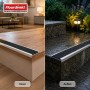 Floordirekt Treppenkantenprofil Tech Aluminium Anti-Rutsch-Profil Carborundum-Einlage100 cm_9