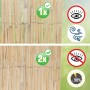 Urfence Schilf Sichtschutzmatte, braun: Oben einlagig transparent mit Windschutz, unten doppelt blickdicht für Zaun & Balkon.