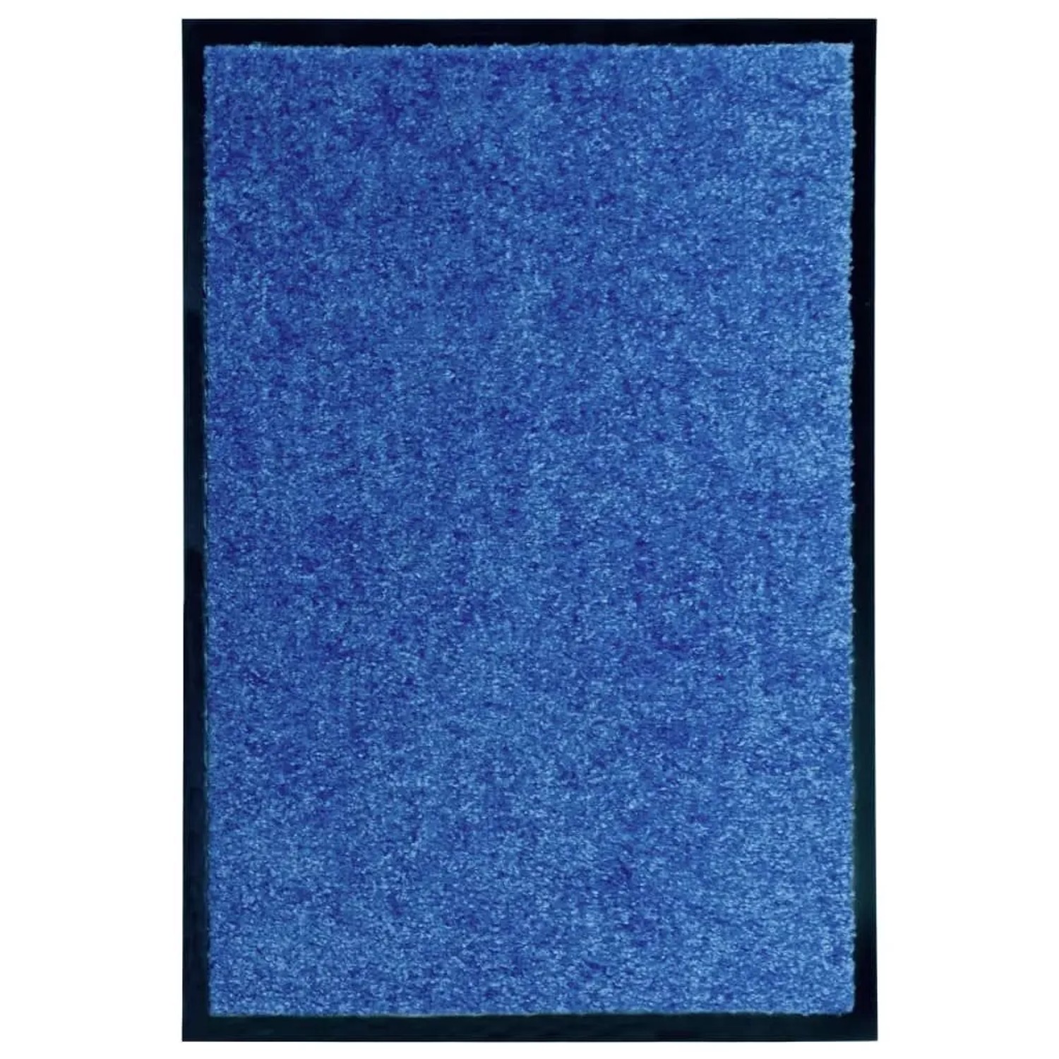vidaXL Fußmatte Waschbar Blau 40x60 cm 323439 günstig online kaufen