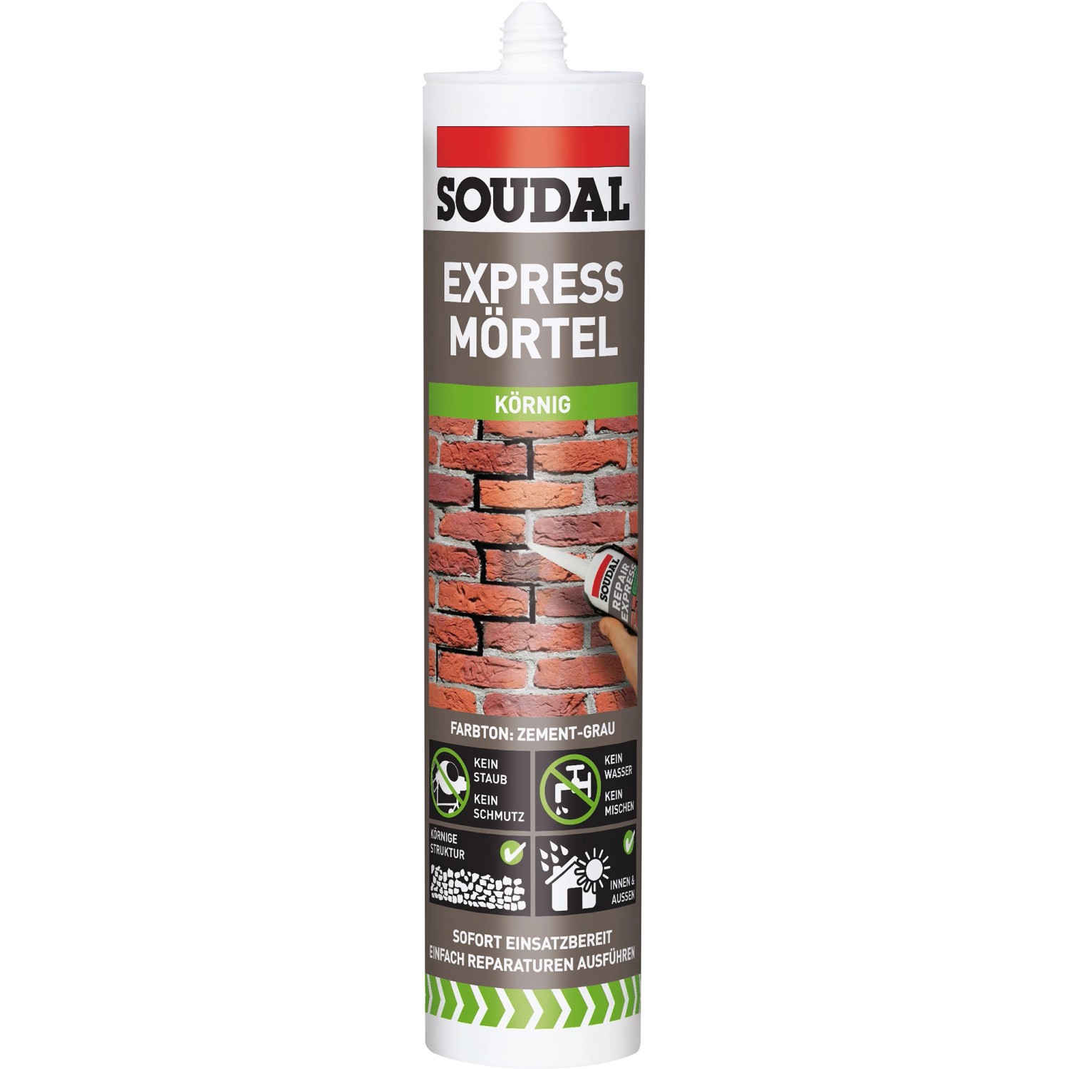 Soudal Express Mörtel Zementgrau 300 ml