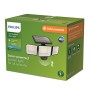 Philips Nysil Solar-Sicherheitslicht 8.7W, Solar-Wandleuchte für den Außenbereich, Schwarz.