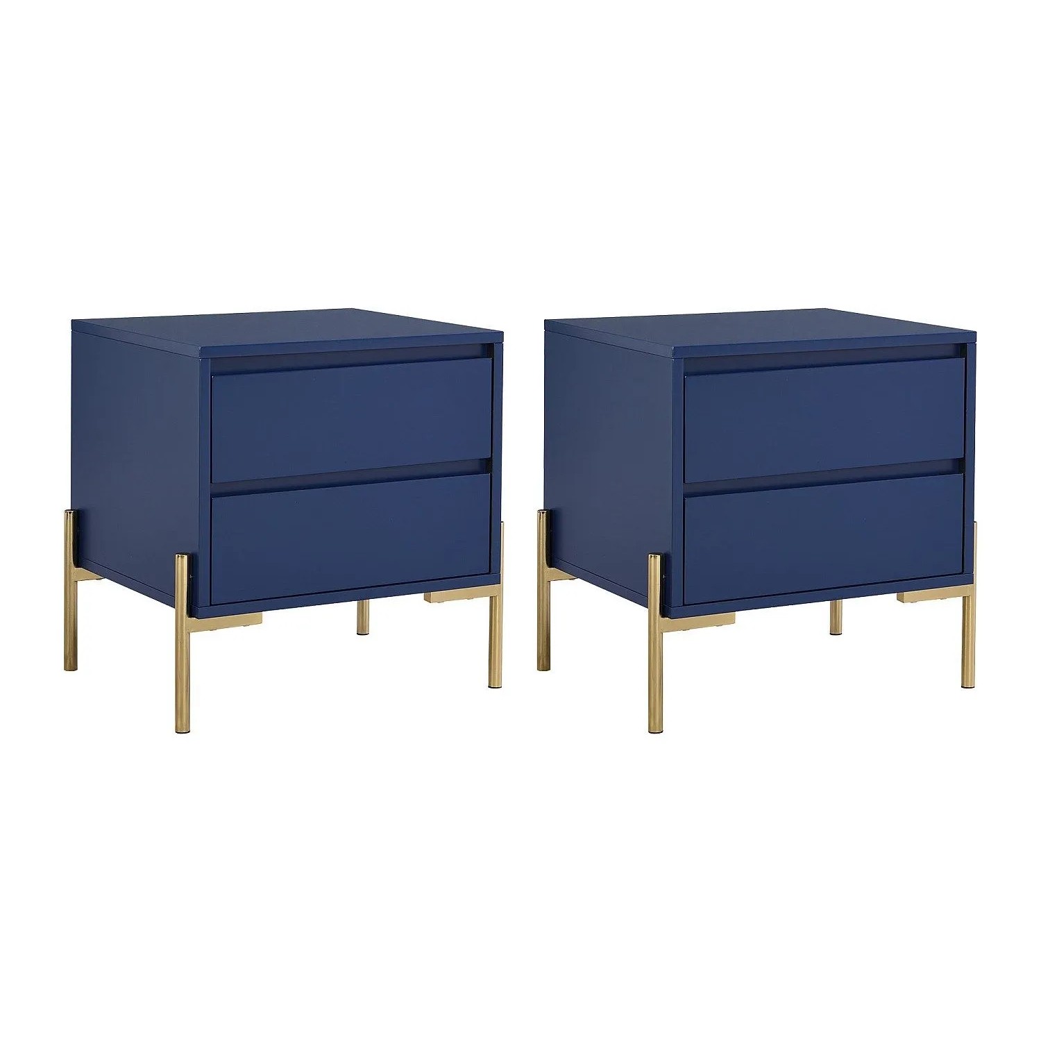 Vente-unique Nachttisch Korasa Blau 50 cm
