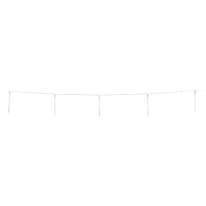 LED Lichtervorhang Eisregen mit 120 kaltweißen LEDs für Innen und Außen.