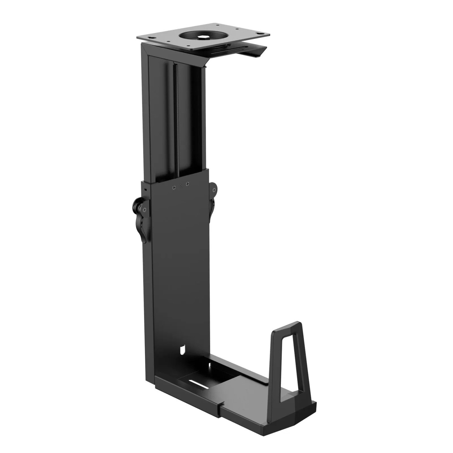 SOTECH CAVO Unterbau Computerhalterung CH-GAME-360-S mit 360 Grad Drehung Tragfähigkeit Bis 15 kg Schwarz