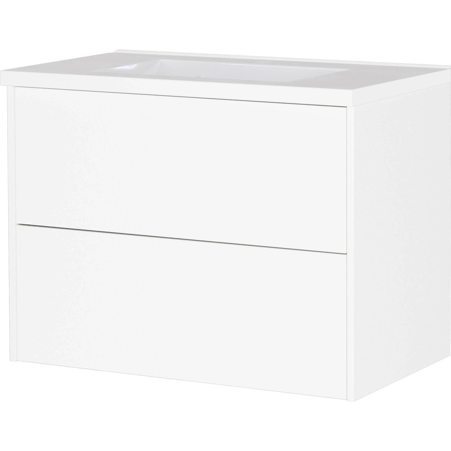 Germania Waschtisch GW-BODERA Weiß B 81 cm H 61 cm T 46 cm