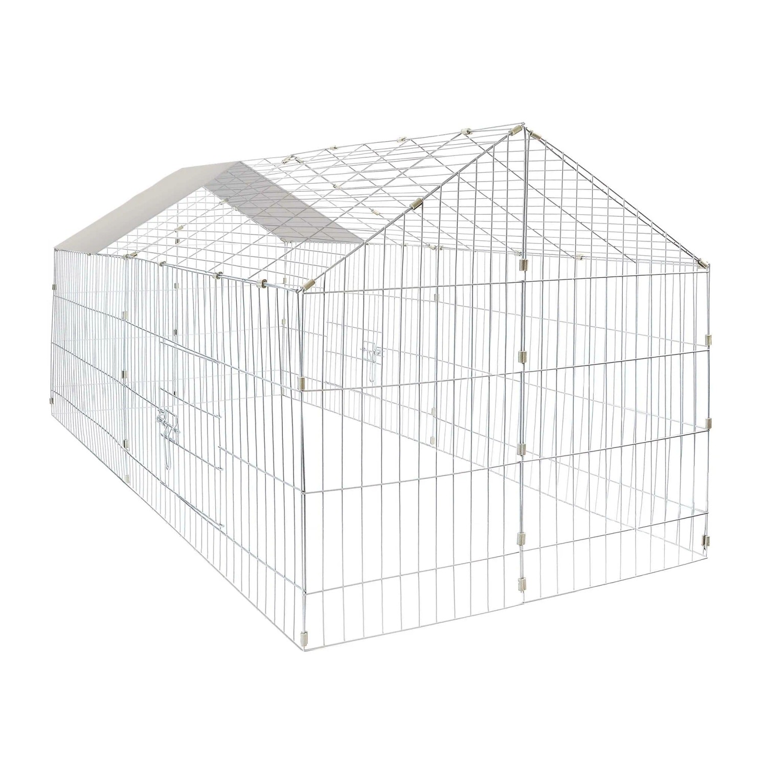 Wiltec Freilaufgehege Kaninchen 180X75X75Cm Außengehege Kleintierstall Freilauf
