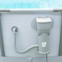 Detailaufnahme des Summer Waves Rundpool Elite Anthrazit mit SkimmerPlus Filterpumpe.