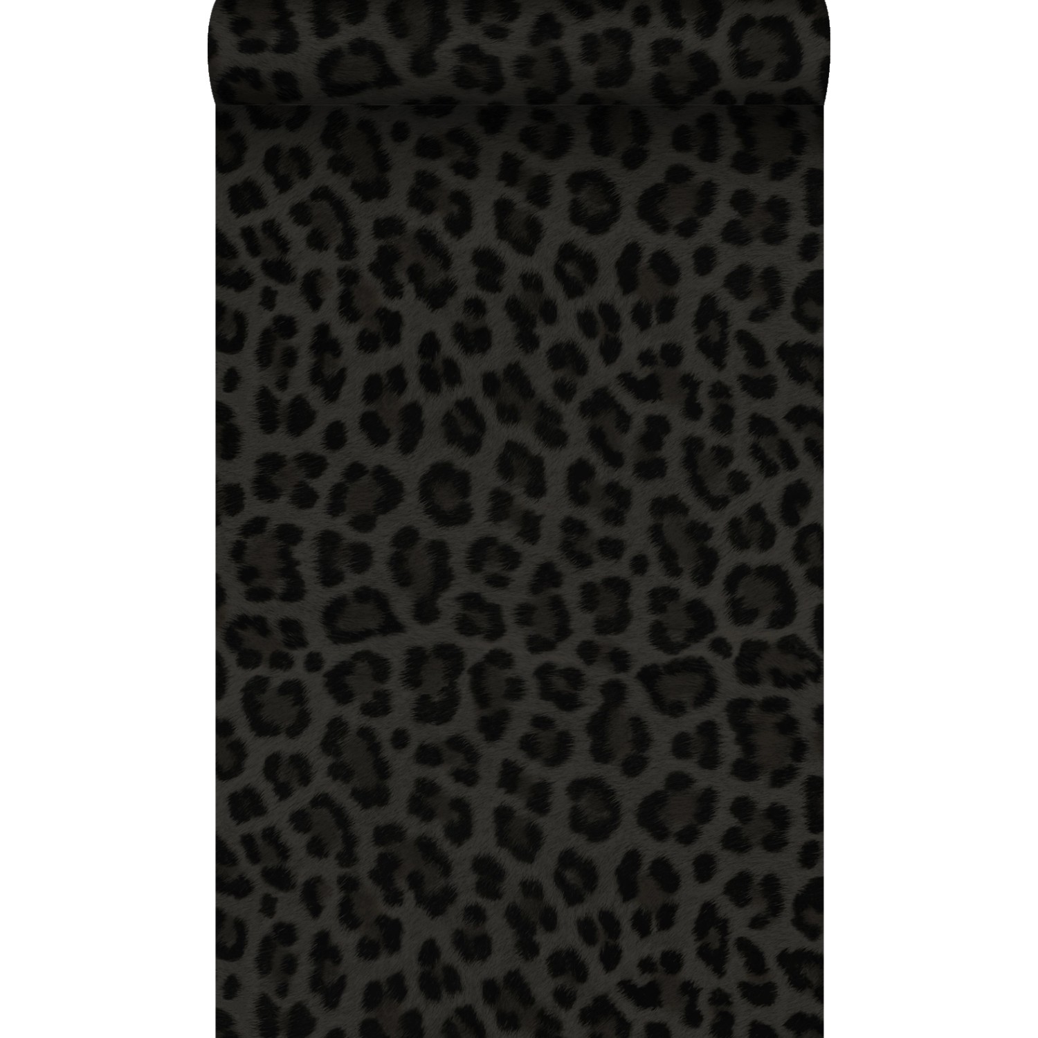Origin Wallcoverings Tapete Leopardenmuster Dunkelgrau und Schwarz 53 cm x günstig online kaufen