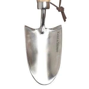 Kent & Stowe Kinder-Handschaufel, 20 cm, Edelstahlkopf und Eschenholzgriff.