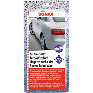 Sonax Clean & Drive Turbo Wax-Tuch für Autopflege: Glanz und Schutz in einem Schritt.