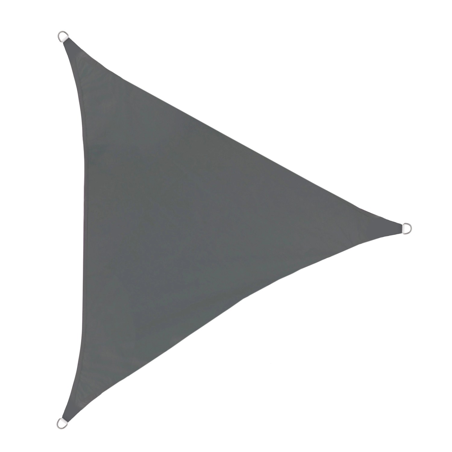 Svita Sonnensegel Dreieckig 160g/m² UV50+ Sonnenschutz Dunkelgrau 4x4x4m günstig online kaufen