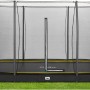 Schwarzes Salta Comfort Edition Bodentrampolin mit Sicherheitsnetz, 366x244 cm.