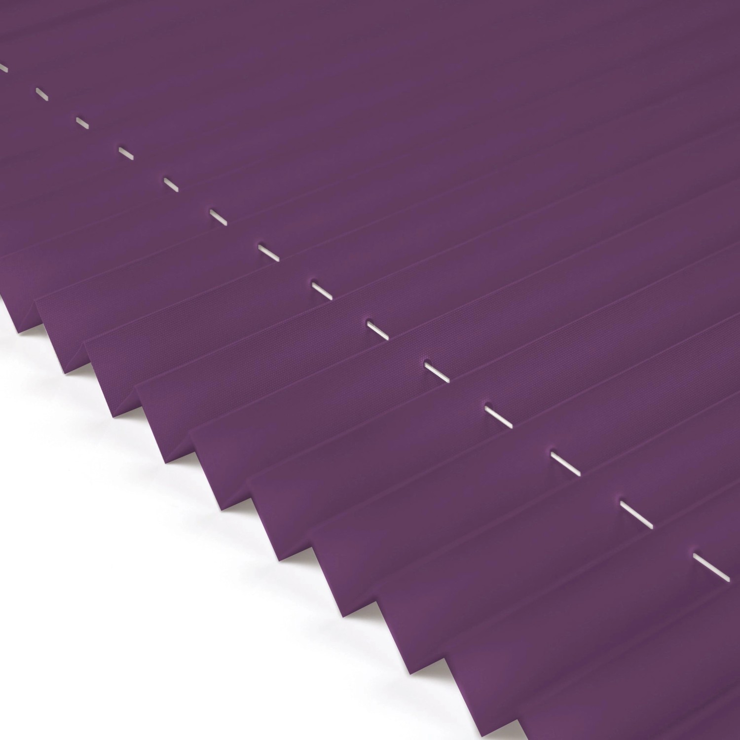 Lila Deco-Raum Plissee Basic 95x210cm, blickdicht und ohne Bohren.