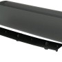 Vivanno Balkonkasten Classico 80cm in Anthrazit mit Bewässerungssystem und Wasserstandsanzeiger.