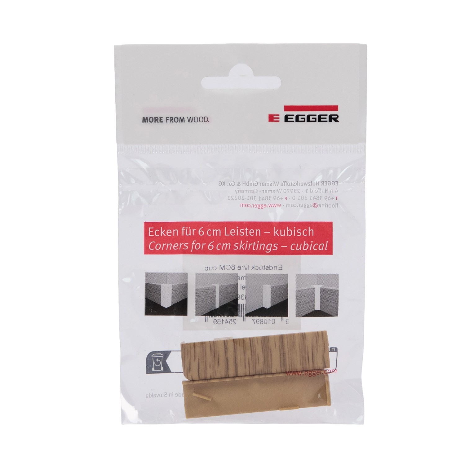 Egger Endstück 6 cm Eiche Karamell 2 Stück günstig online kaufen