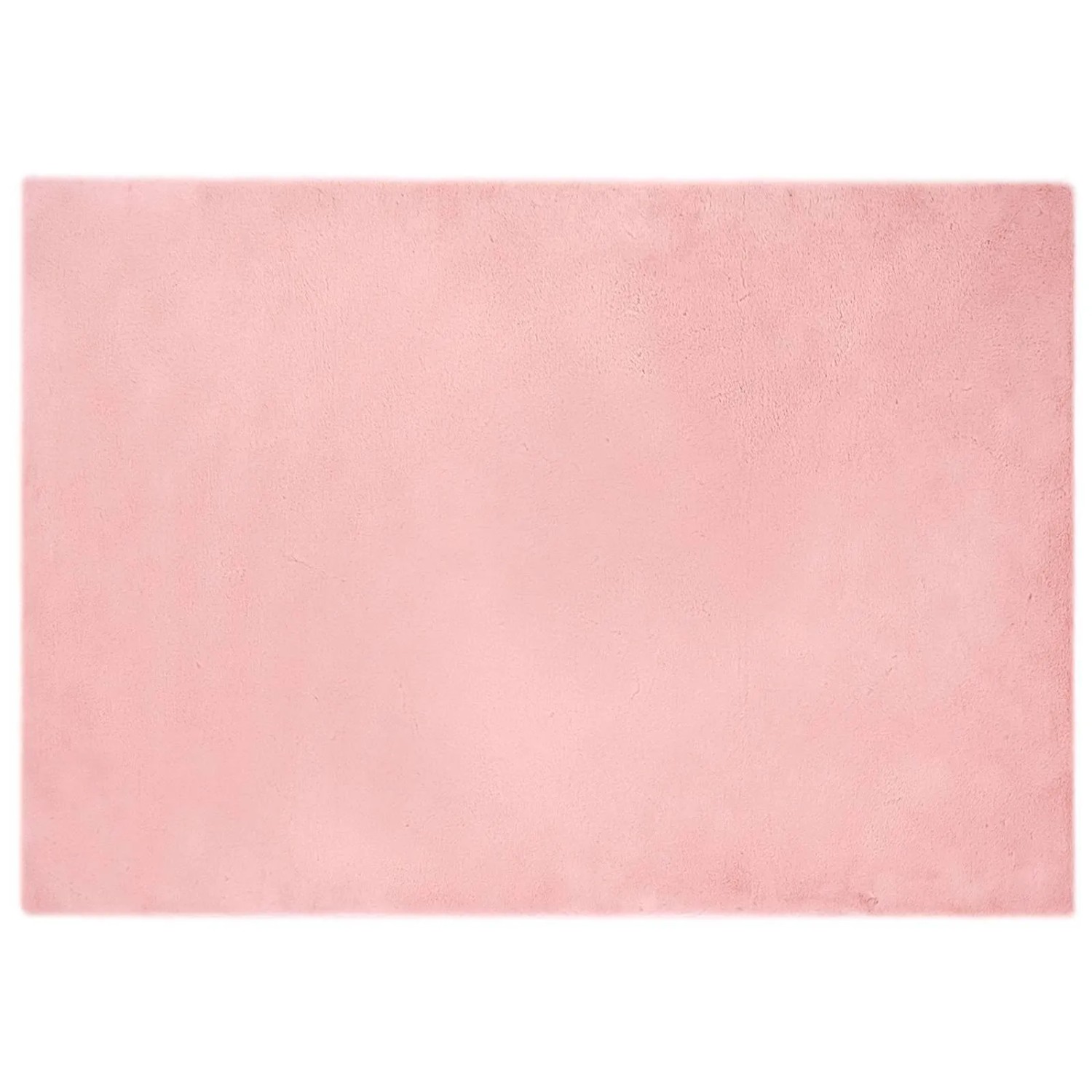 vidaXL Rutschfester Kunstfellteppich Olite Rosa 160 x 230 cm Polyester 42021704