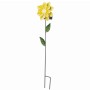Marelida LED Solar Gartenstecker Blume Blüte Für Garten Balkon Deko Blumenstecker Gelb_3