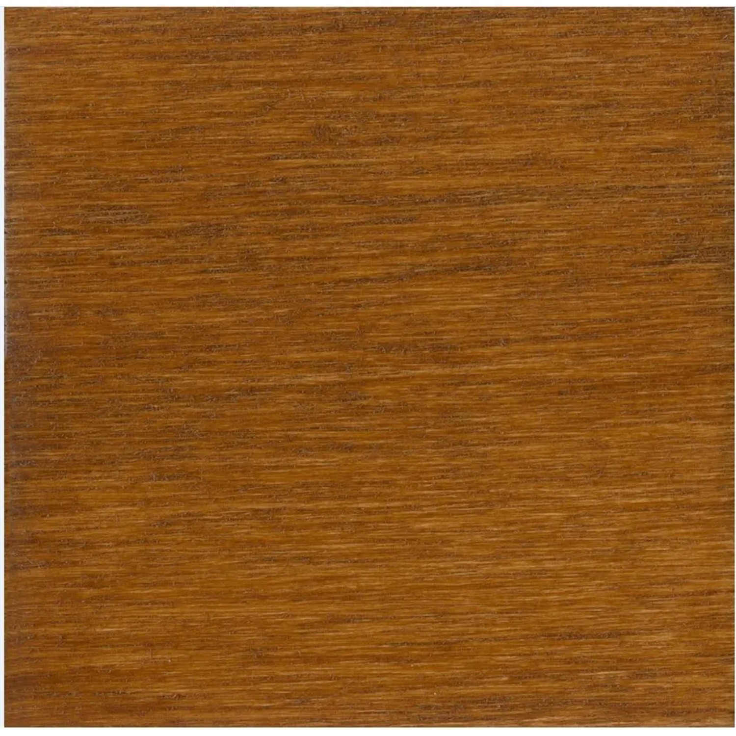Holzoberfläche mit OBI Hybridlasur Premium im Farbton Teak, 2,5 l Gebinde.