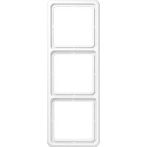 Jung Abdeckrahmen 3-fach CD500 alpinweiß für Schalter und Steckdosen.