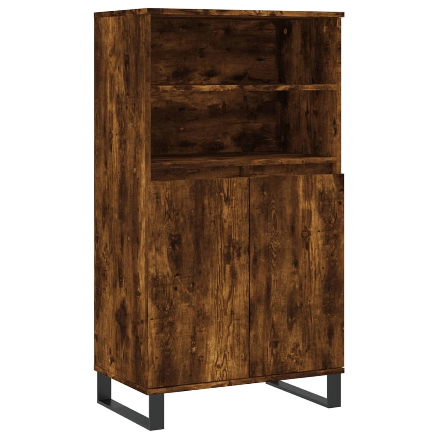 vidaXL Highboard Räuchereiche 60x36x110 cm Holzwerkstoff 831497 günstig online kaufen