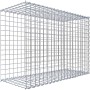 Gabiona Anbaukorb Typ 2, 70x100x40 cm, Maschenweite 5x5 cm, Drahtgitter galvanbeschichtet.