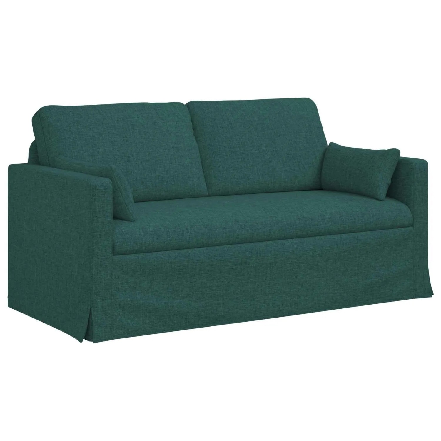 vidaXL Sofa Dunkelgrün 158 x 78 x 80 cm Stoff 42024365