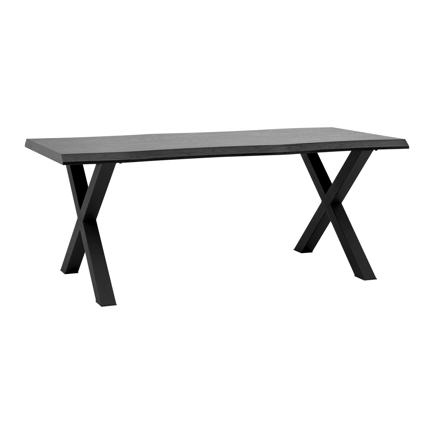 Bessagi Home Esstisch Rico Schwarz MDF ca. 180x90x76cm
