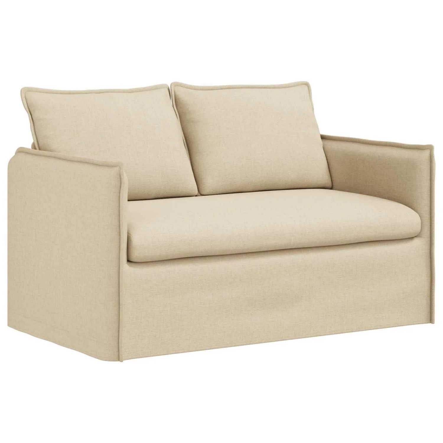 vidaXL Sofa Creme 136 x 82 x 85 cm Stoff 42024516