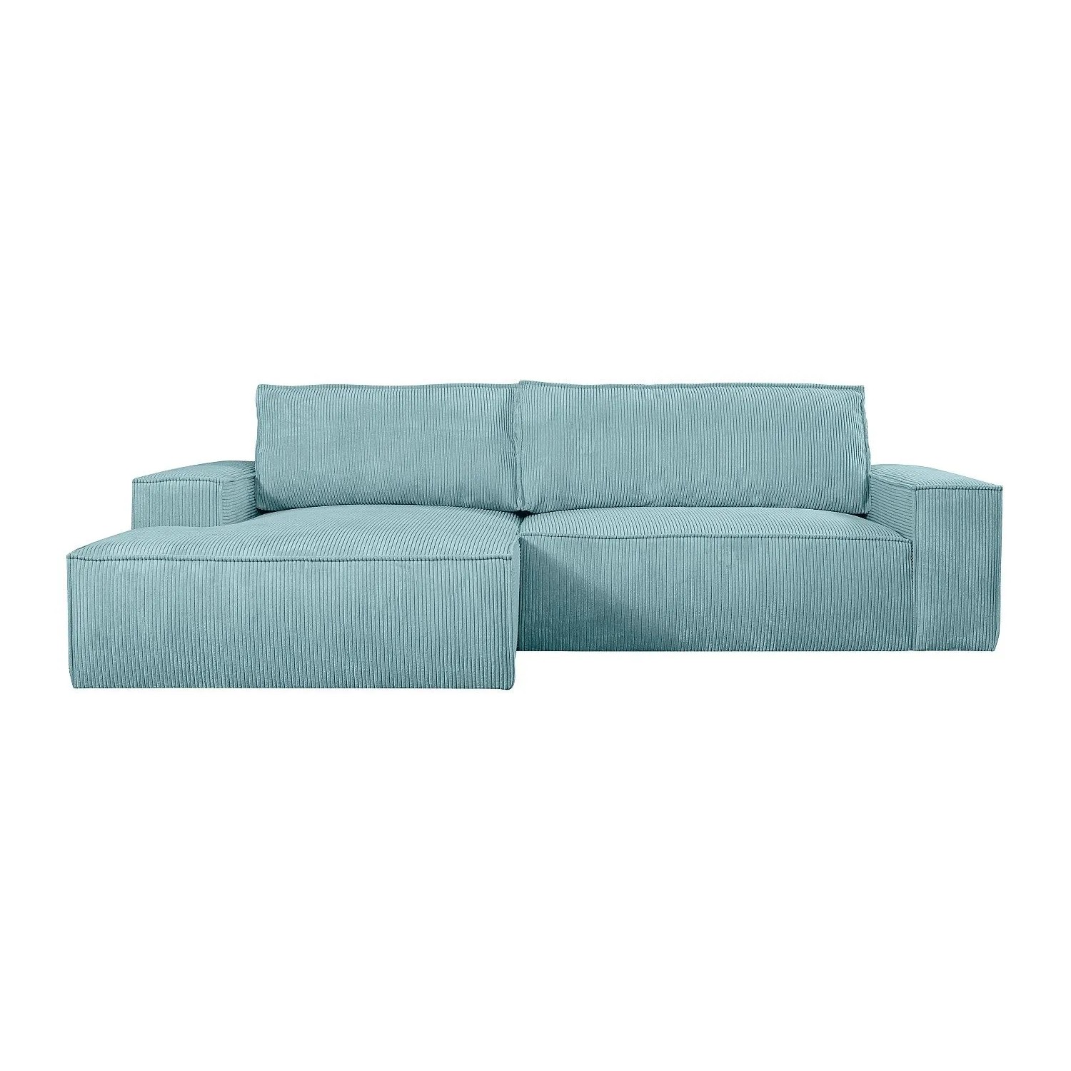 Vente-unique Schlafsofa Amelia Türkisblau 267 cm