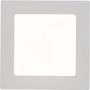 Quadratische, weiße LED-Deckenleuchte Svenja aus Kunststoff für Innenräume.