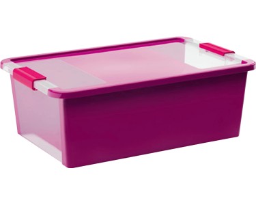 Aufbewahrungsbox Bi M mit Deckel Violett kaufen bei OBI