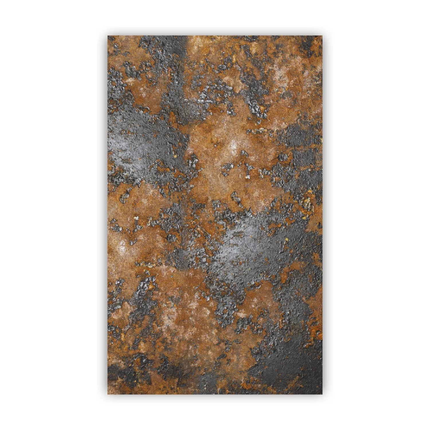 Walllux Duschrückwand Industrial Rust Alu-Verbund 3 mm 125 x 210 cm