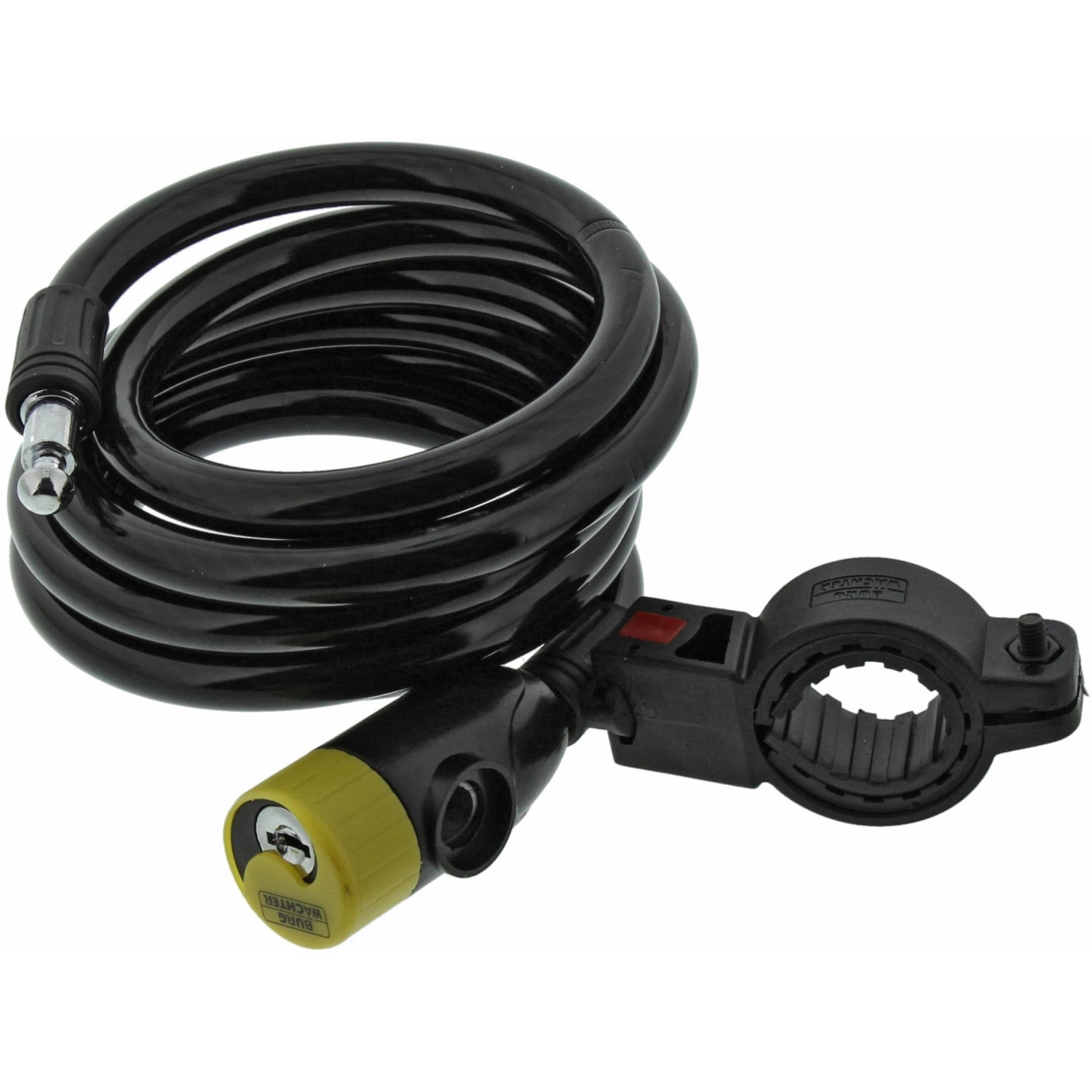 Burg-Wächter Seilschloss Mit Beleuchtetem Schlüssel - 150 Cm Fahrradschloss