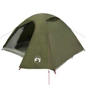 vidaXL Kuppel-Campingzelt 4 Personen Olivgrün Wasserdicht 4009618