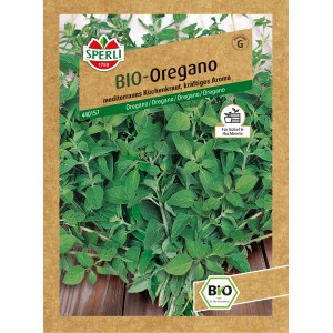 Sperli Bio Oregano Samen: Winterhartes Küchenkraut für mediterrane Gerichte.